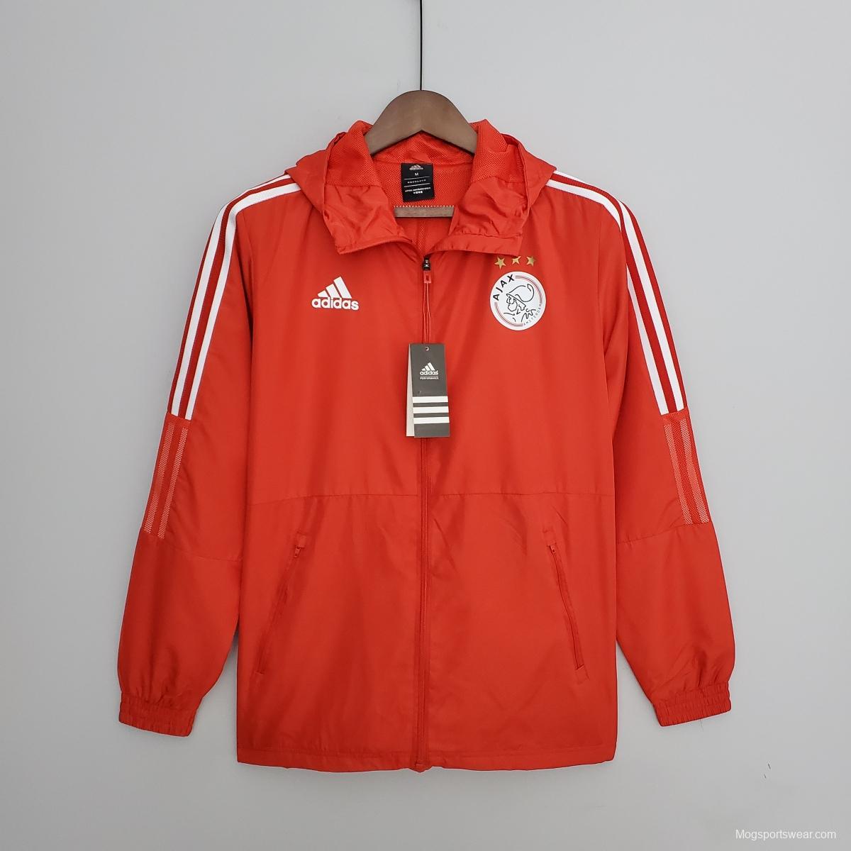 2022 Ajax Windbreaker Red