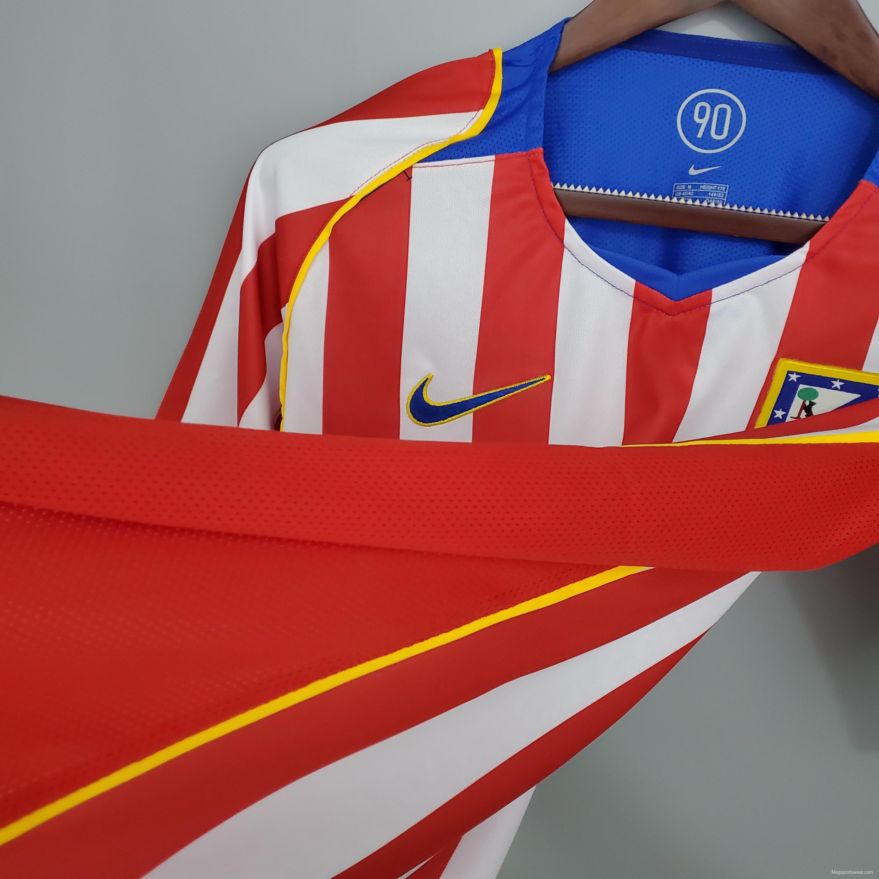 Retro Atletico Madrid 04/05 home Soccer Jersey