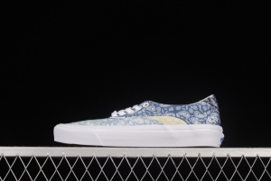 Vans Acer Ni Sp Cashew Flower Retro Denim Denim Blue Low Casual Sneakers VN0A4UWYASN