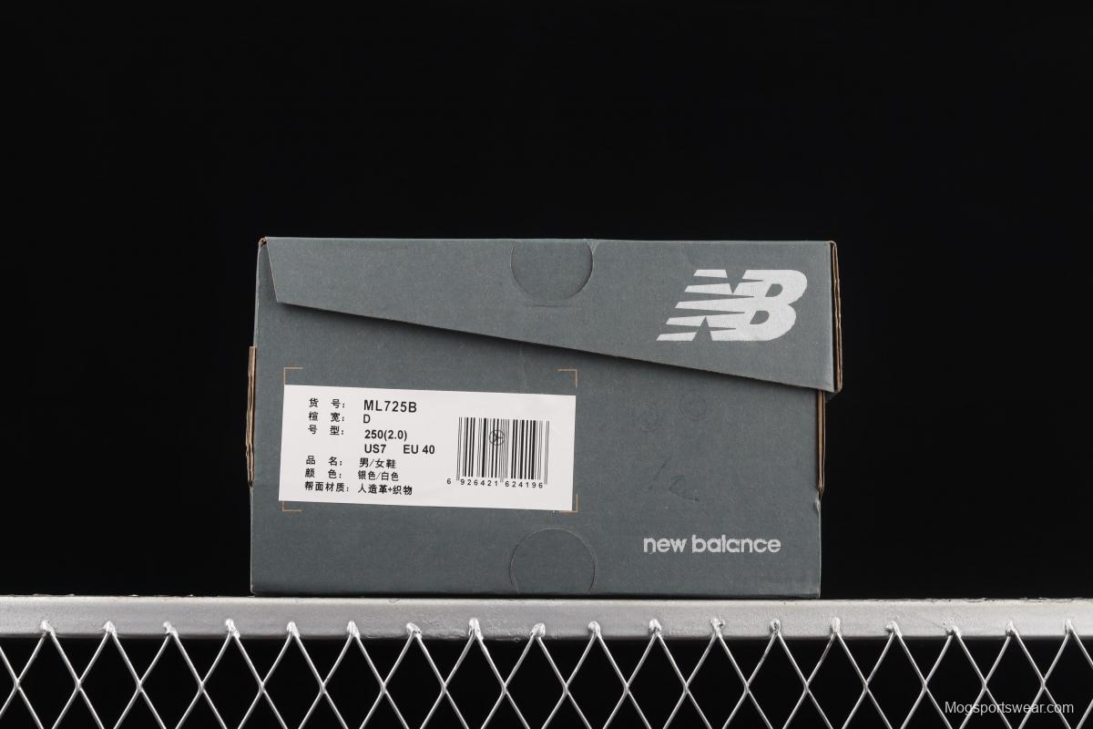 New Balance ML725 series retro single breathable retro daddy sports leisure running shoes ML725B