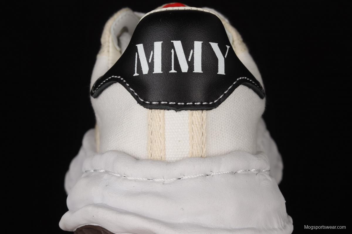 MMY/Maison MIHARA YASUHIRO Wayne Original Sole Leather Low Sneaker Japanese Conceptual Fashion designer Mihara Kangyu brand shell front page deformation retro dissolved wind ice cake bottom low gang 100