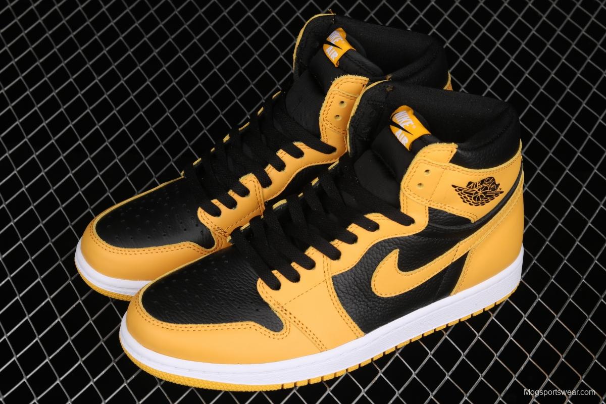 Air Jordan 1 High OG Pollen black and yellow 555088-701