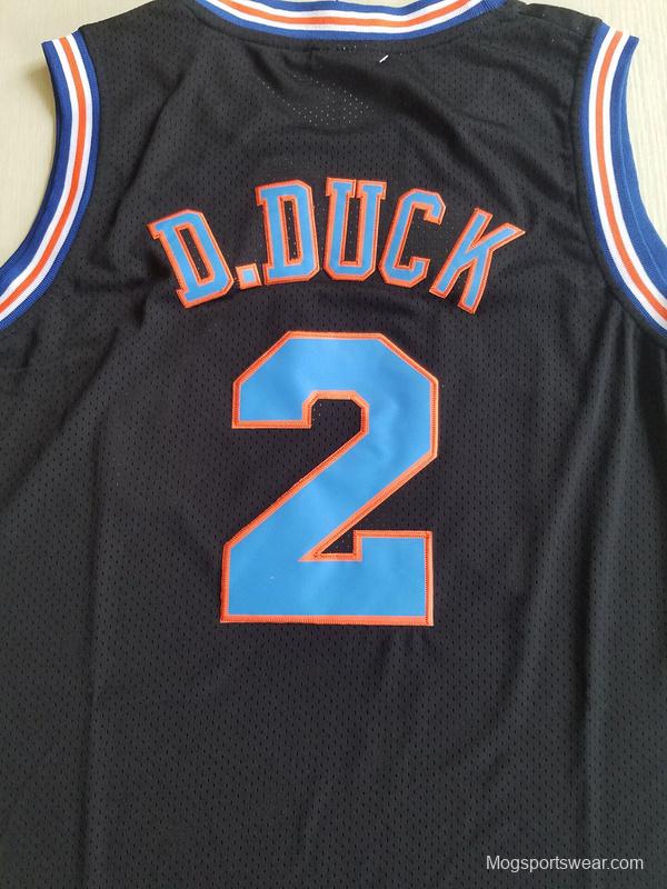 D.Duck 2 Movie Edition Black Basketball Jersey