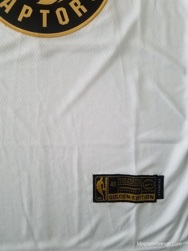 Fred VanVleet 23 White Golden Edition Jersey