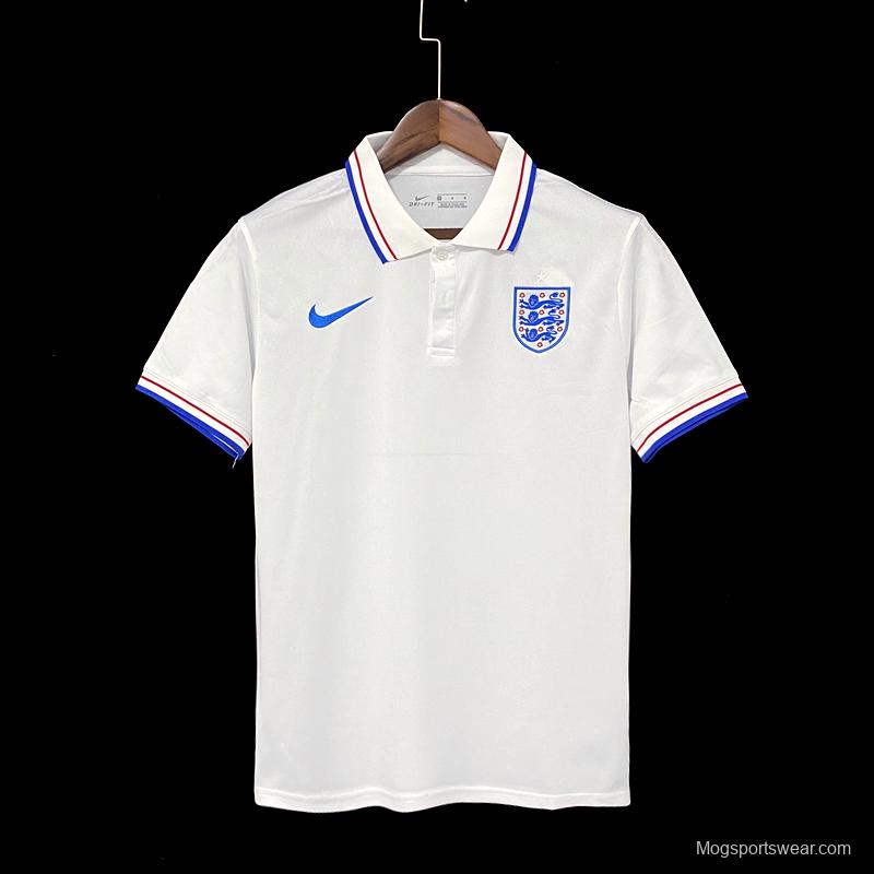 2022 Polo England Home Soccer Jersey