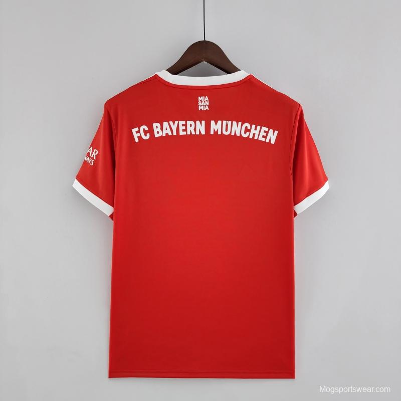 22/23 Bayern Munich Home Soccer Jersey