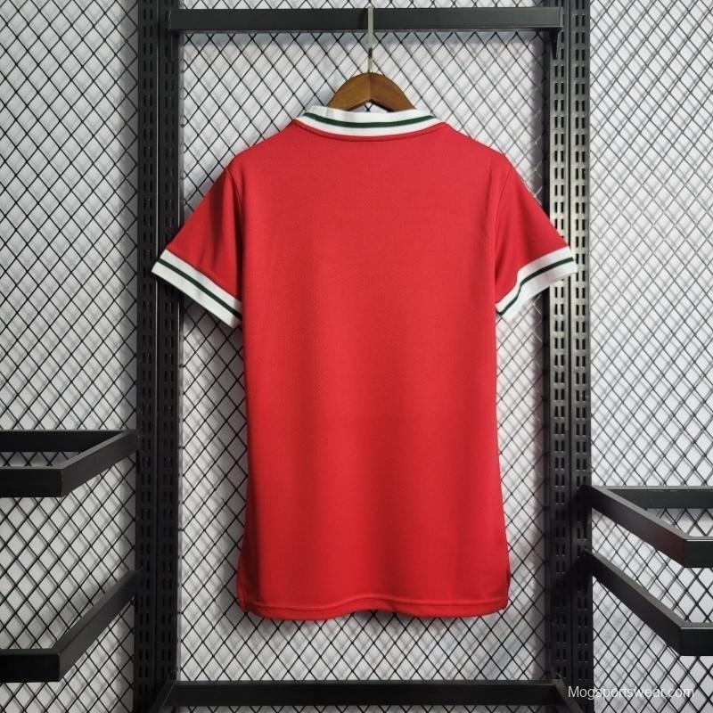 2022 Woman Wales Home Soccer Jersey