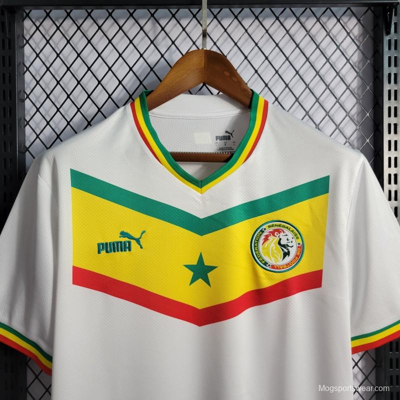 2022 Senegal Home Soccer Jersey