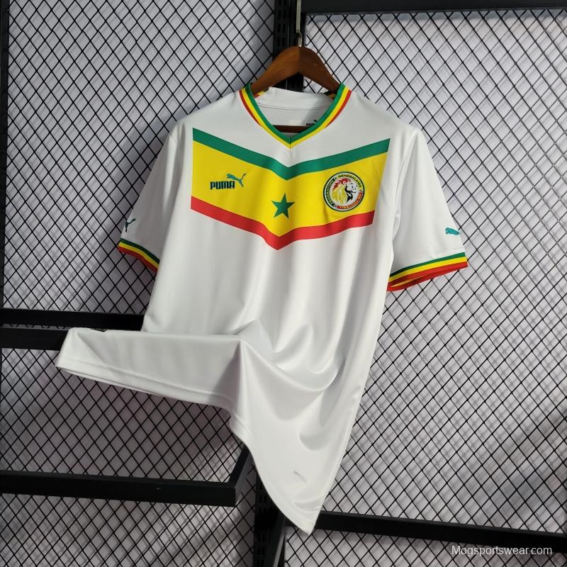 2022 Senegal Home Soccer Jersey