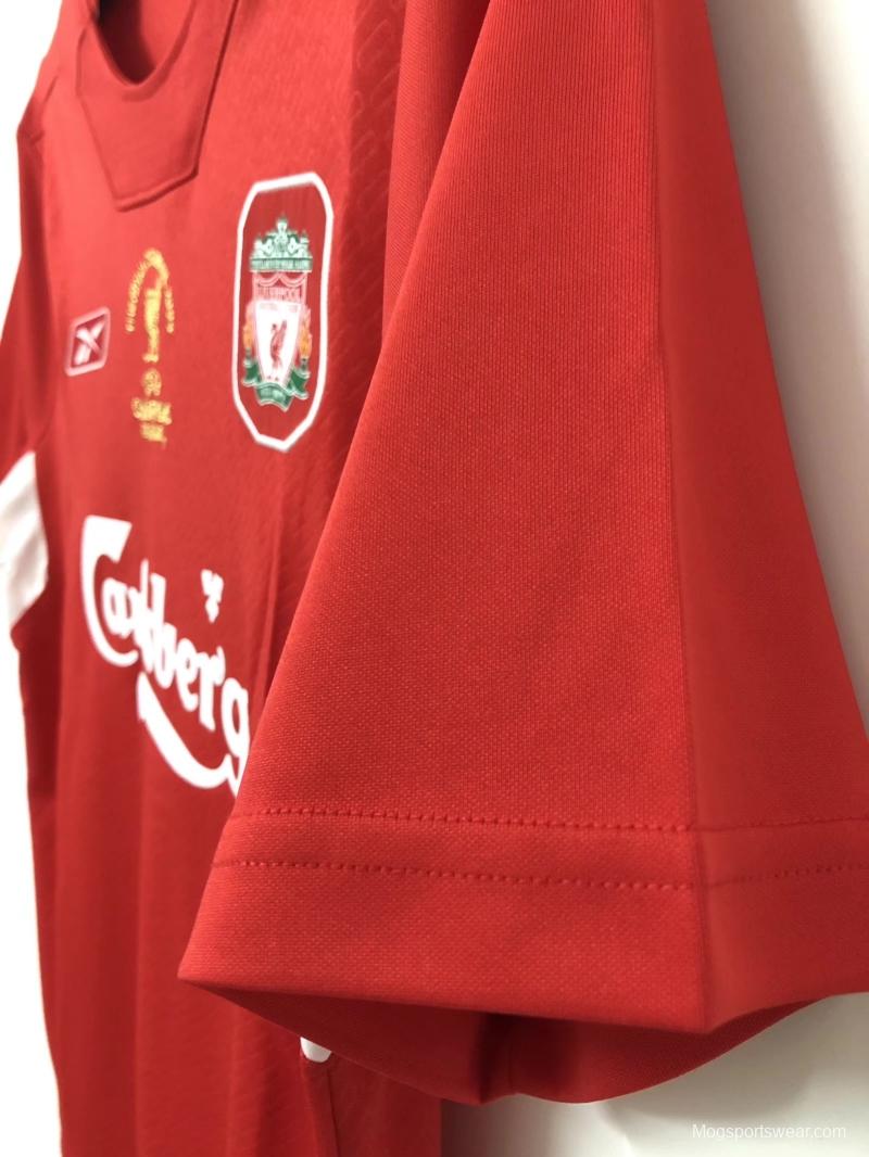 Retro 04/05 Liverpool Home Soccer Jersey