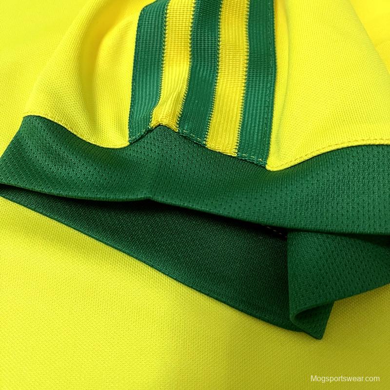 Retro 1978 Brazil Home Soccer Jersey