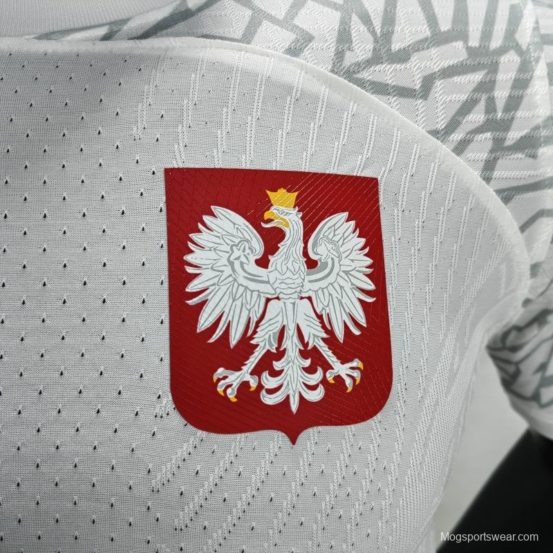 Player Version 2022 Poland Home Jersey