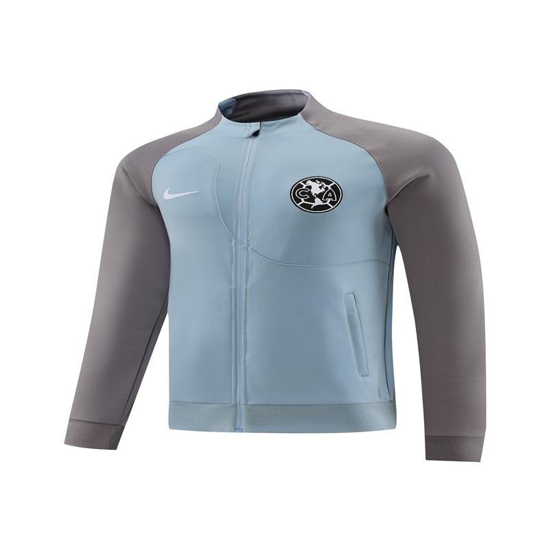 2022 Pumas Blue Gray Full Zipper Tracksuit