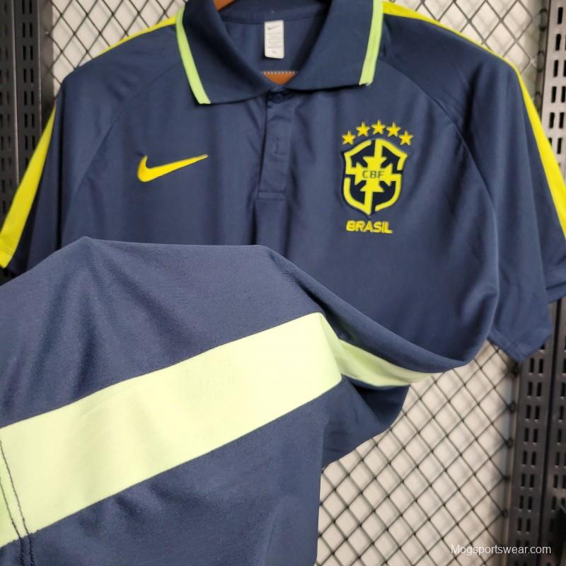 2023 Brazil Navy POLO Jersey