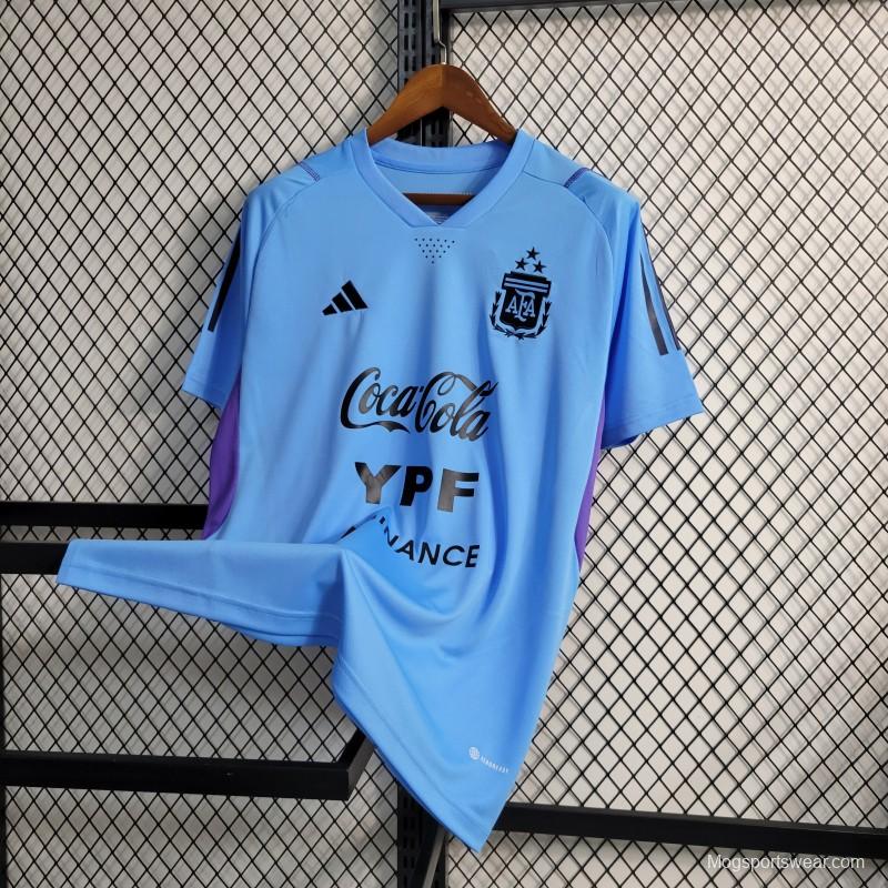 23-24 Argentina Blue Training Jersey