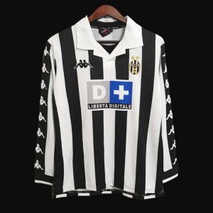 Retro 99/00 Juventus Home Long Sleeve Jersey