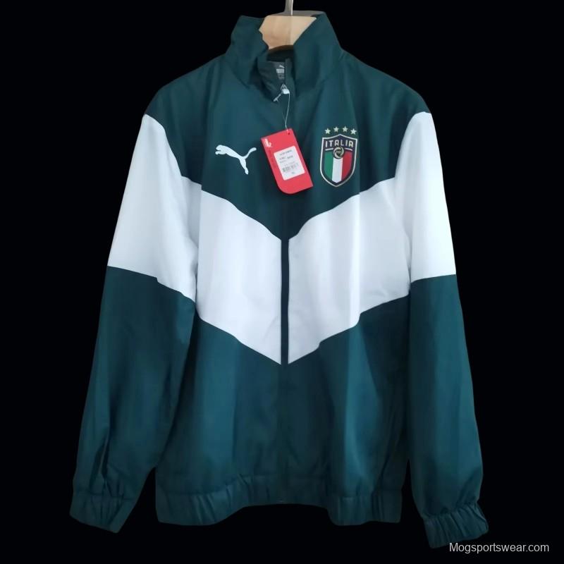 2023 Italy Dark Green Windbreaker