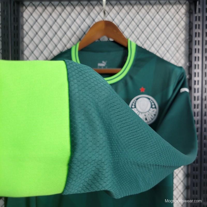 23-24 PALMEIRAS Home Long Sleeve Jersey