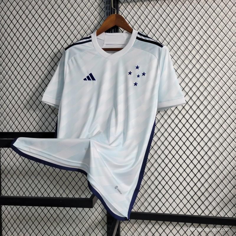 23-24 Cruzeiro Away White Jersey