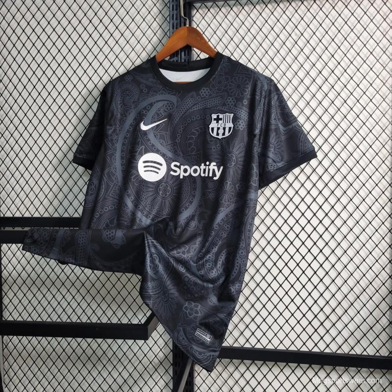 23/24 Barcelona Blackout Black Jersey