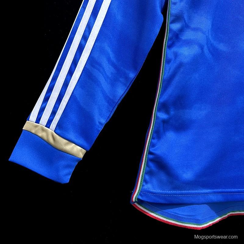 2023 Italy Home Long Sleeve Jersey