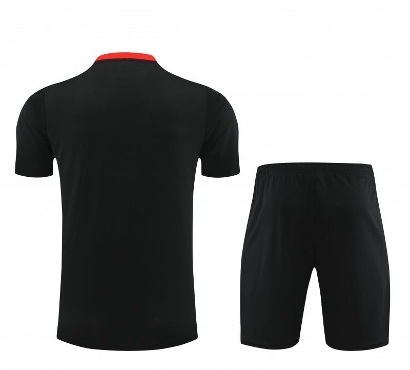 24/25 Liverpool Black Short Sleeve Jeresy+Shorts