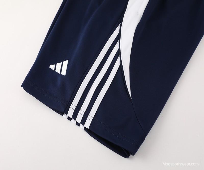 2024 Adidas Navy Short Sleeve Jersey+Shorts