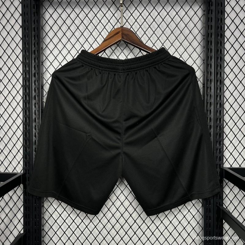 24/25 Corinthians Black -With Zip Shorts