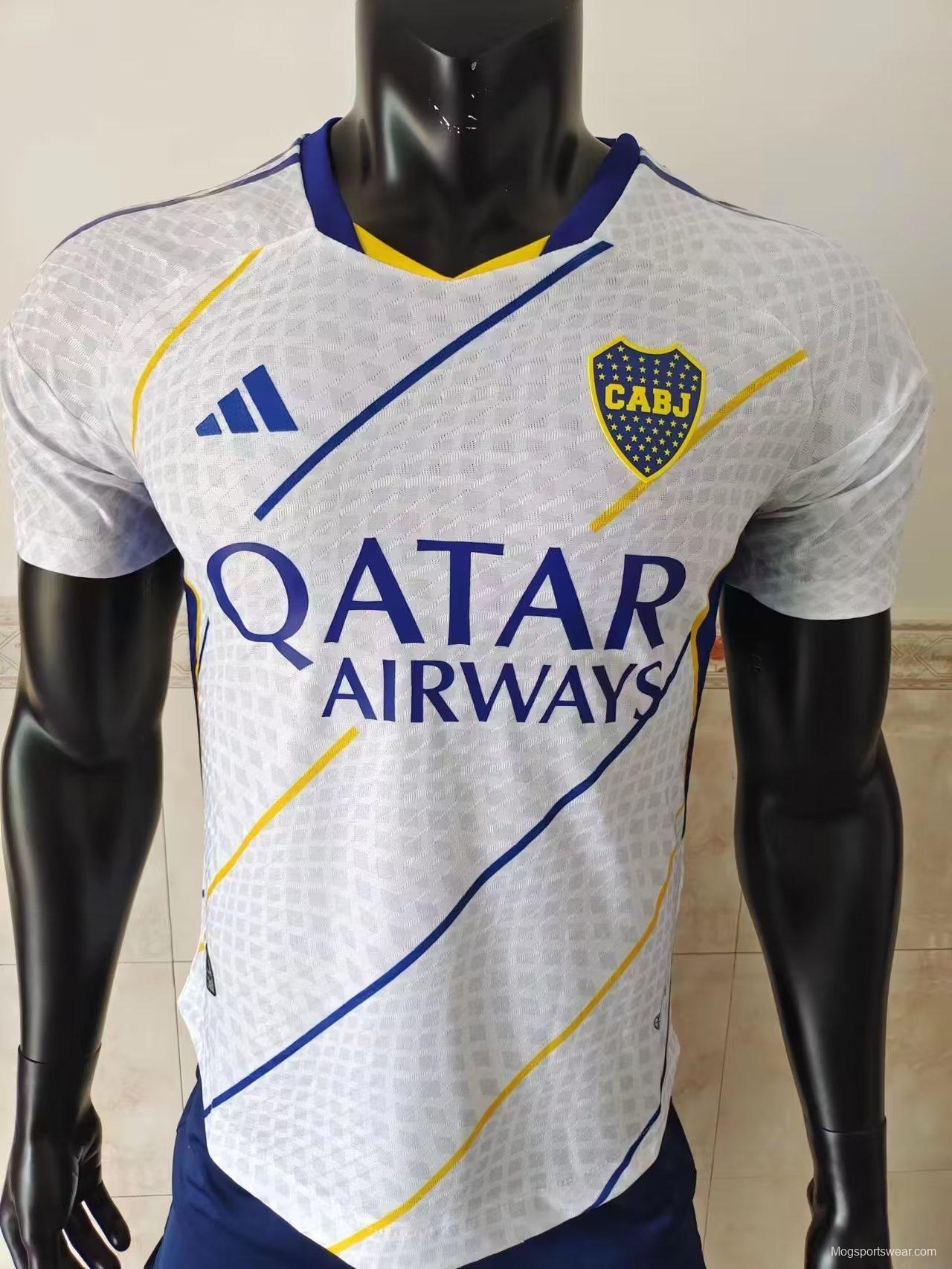 Player Version 23-24 Boca Juniors White Jersey