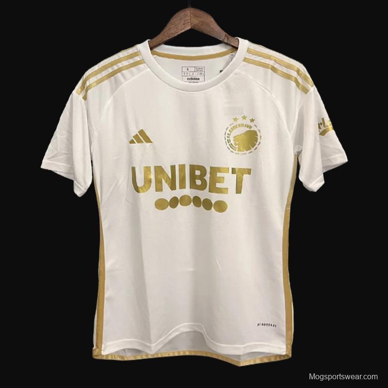 23/24 Copenhagen  White/Gold Special Jersey