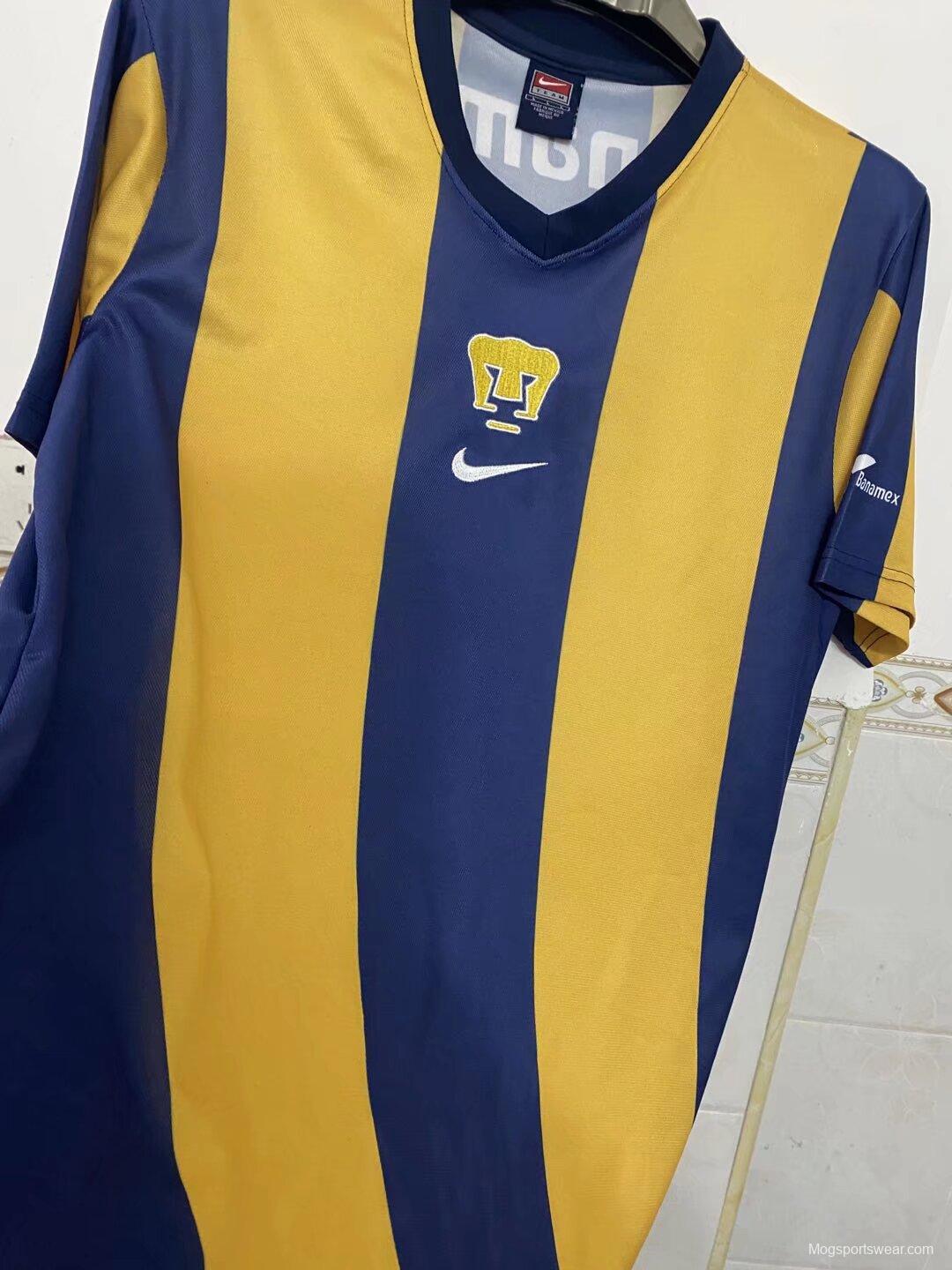 Retro 00/01 Pumas UNAM Home Jersey