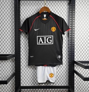 Retro KIDS 07/08 Manchester United Away 16-28 Jersey